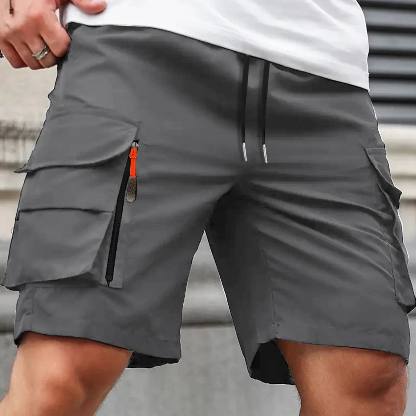 Utility Cargo Shorts | Relaxed-Fit Multi-Pocket Summer Shorts