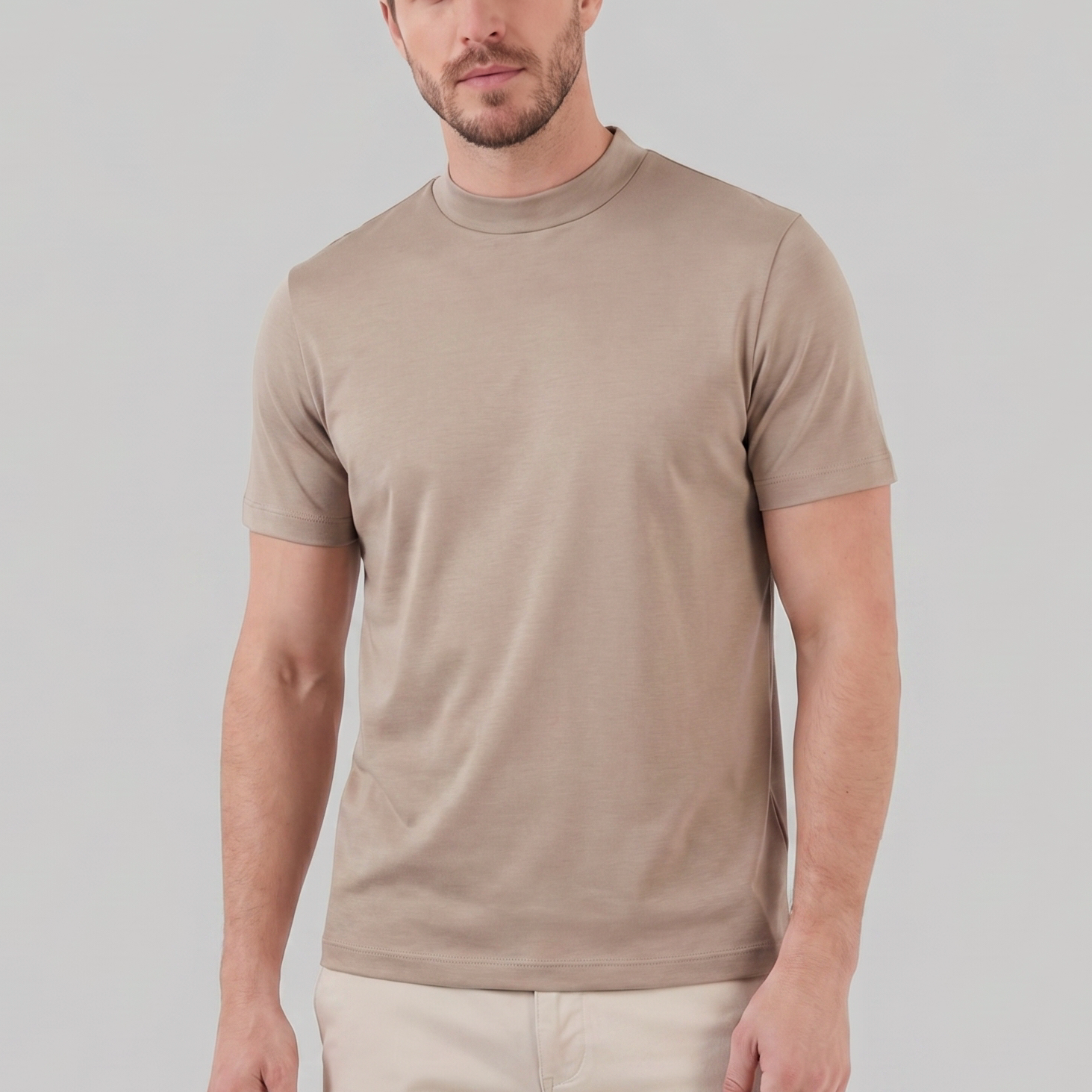 Glanz-T-Shirt Herren | Rundhals, Statement