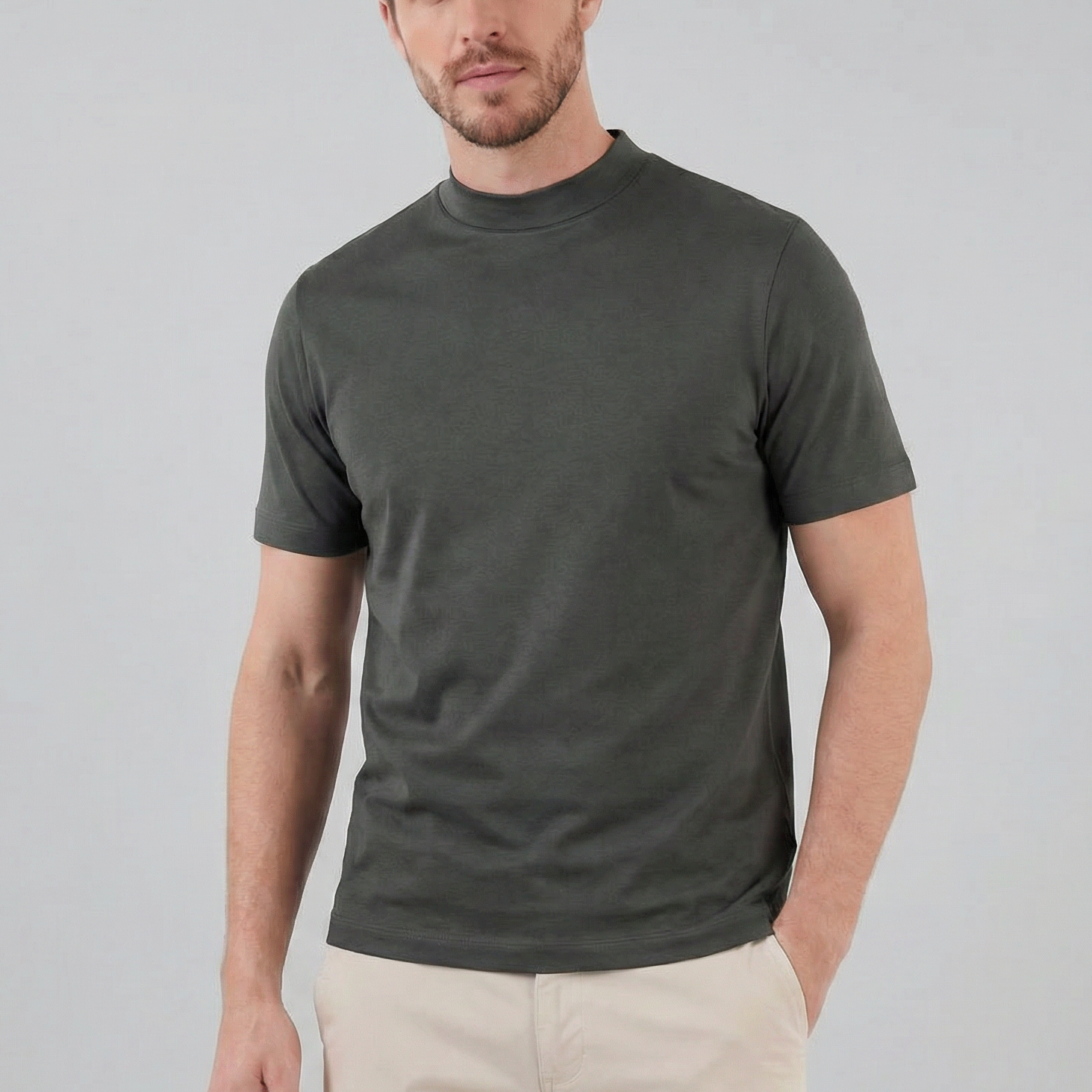 Glanz-T-Shirt Herren | Rundhals, Statement