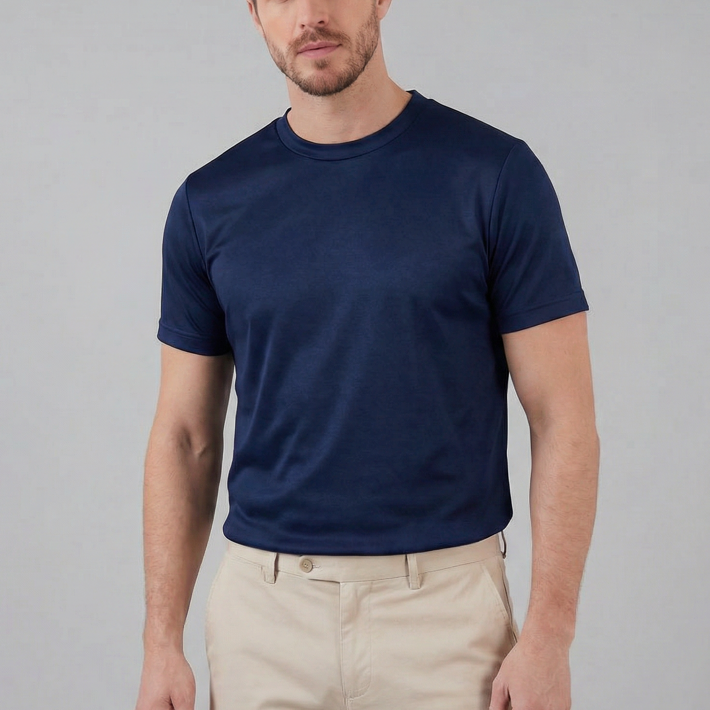 Glanz-T-Shirt Herren | Rundhals, Statement