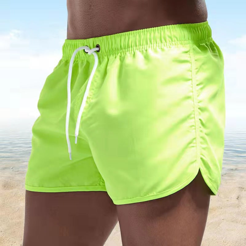 Men's Quick-Dry Swim Shorts in Green