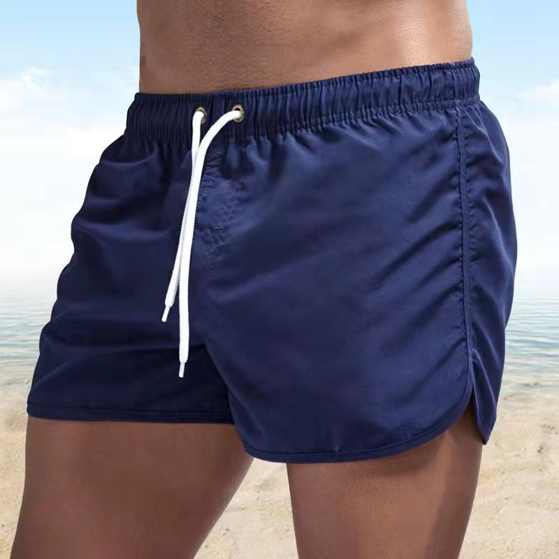 Men's Quick-Dry Swim Shorts in Dark Blue