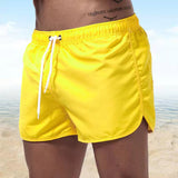 Men's Quick-Dry Swim Shorts in Yellow