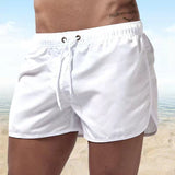 Men's Quick-Dry Swim Shorts in White