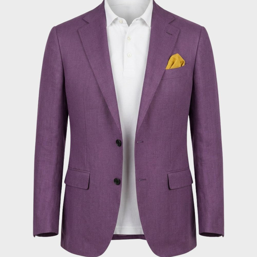 Karierter Blazer Herren | Slim-Fit, Reverskragen
