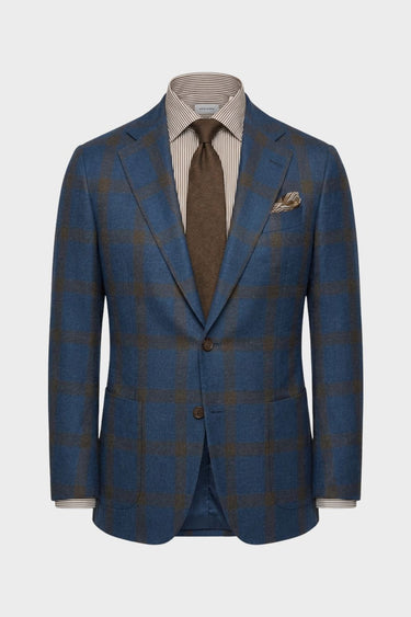 Karierter Blazer Herren | Slim-Fit, Reverskragen