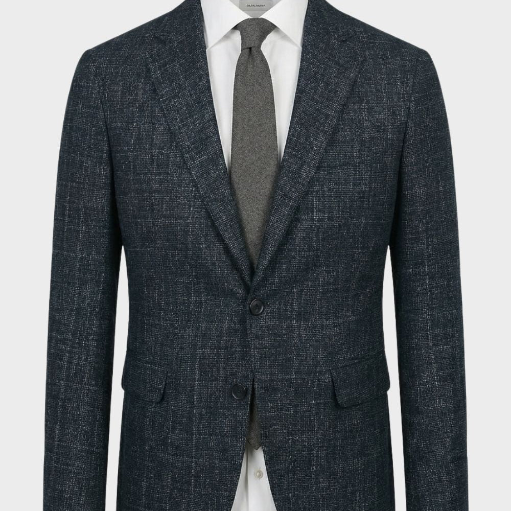 Karierter Blazer Herren | Slim-Fit, Reverskragen