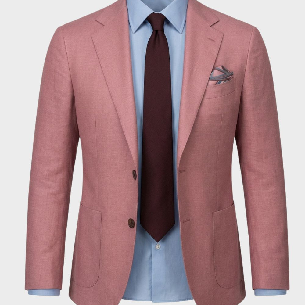 Karierter Blazer Herren | Slim-Fit, Reverskragen