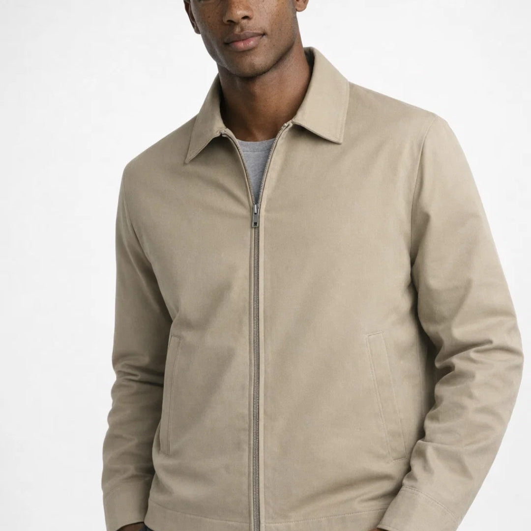 Zip-Jacke Herren | Slim-Fit, Hüftlang