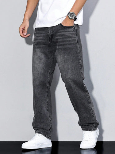 Relaxed Fit Casual Herrenjeans 10