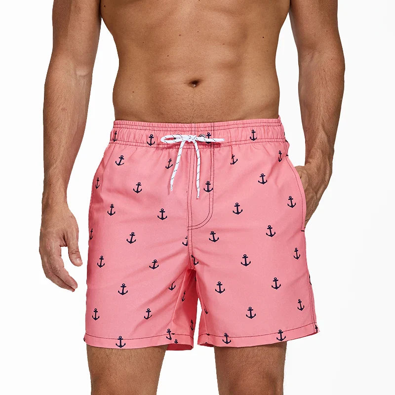 Men's Printed Swim Shorts | Quick-Dry Summer Beach Trunks