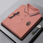 Pink classic polo shirt