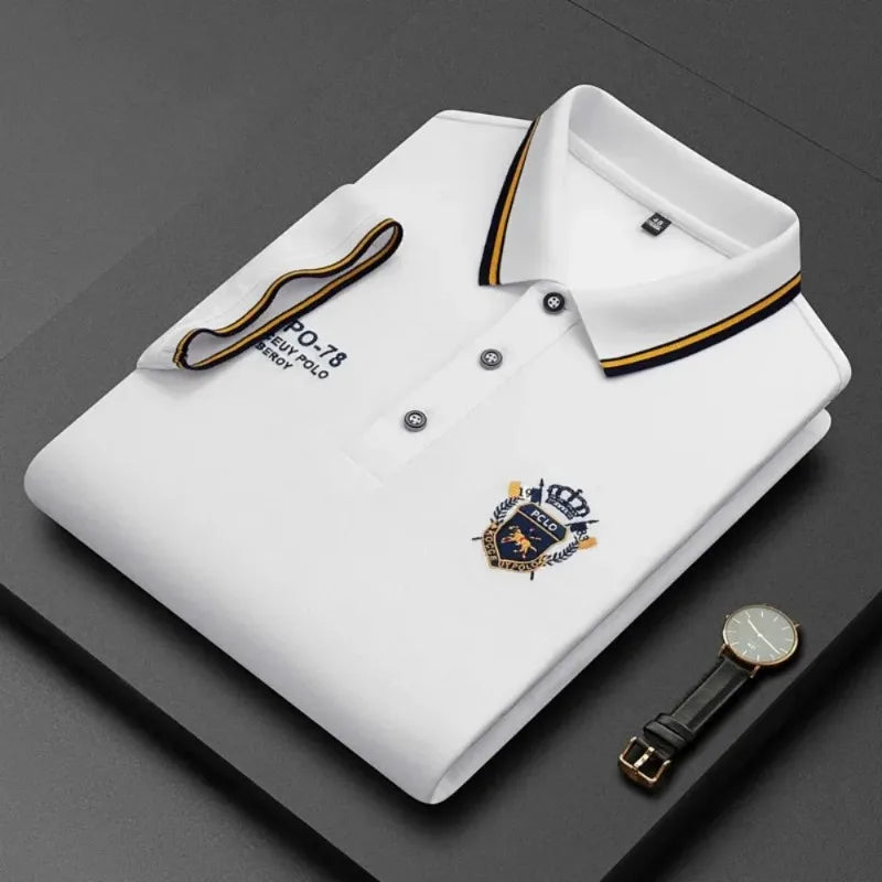 White classic polo shirt