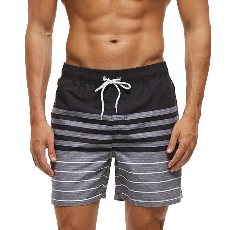Men's Printed Swim Shorts | Quick-Dry Summer Beach Trunks