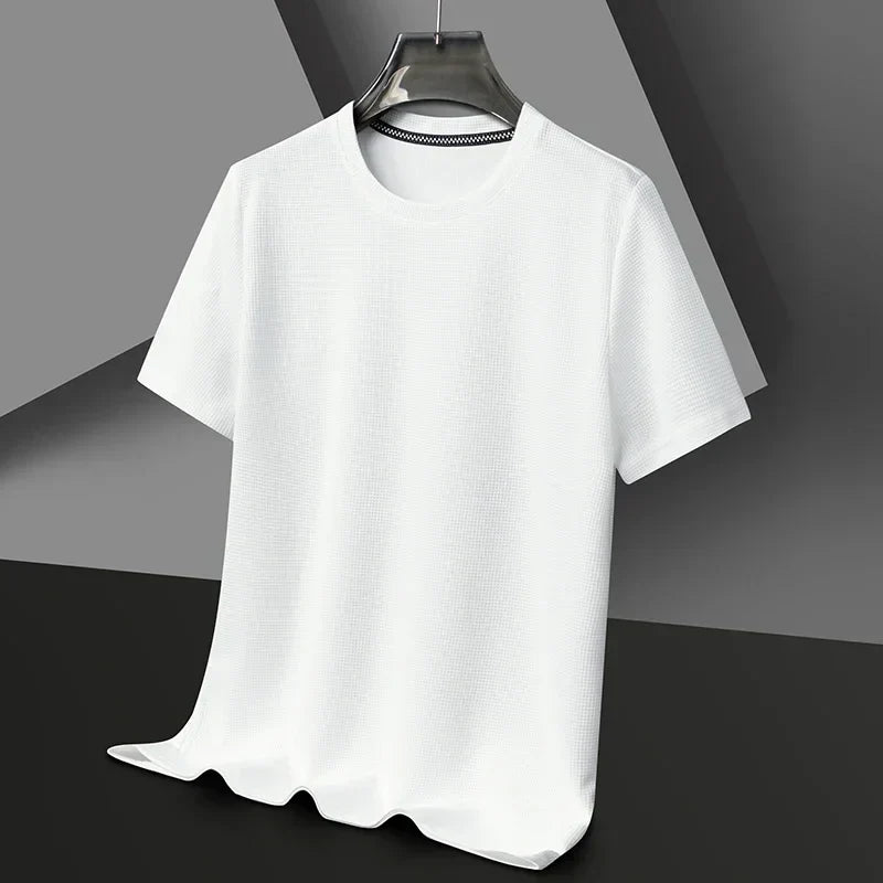 Men's Round Neck Cotton T-Shirt | Slim-Fit Everyday Essential Tee