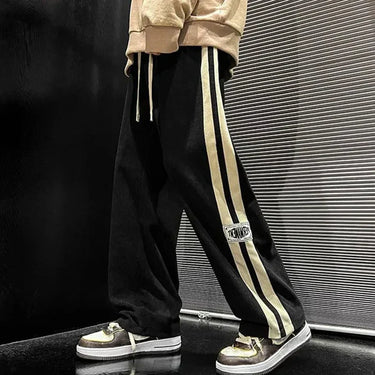 Weite Hose Herren | Kordelzug, Seitenstreifen