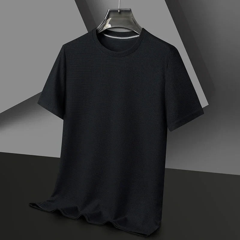 Men's Round Neck Cotton T-Shirt | Slim-Fit Everyday Essential Tee