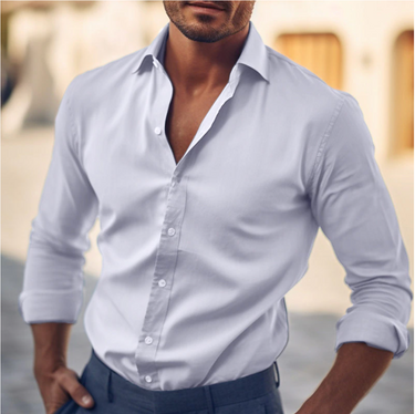 Langarmhemd Herren | Smart Casual, Button-Up
