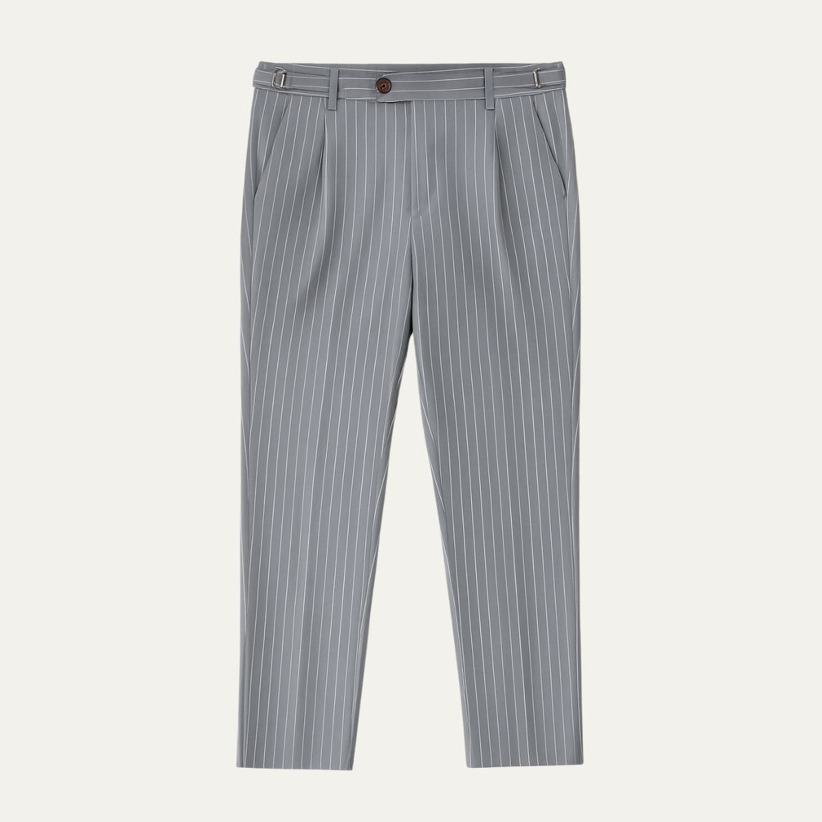 Elegant Striped Pants | Tailored Cropped Trousers for Effortless Style