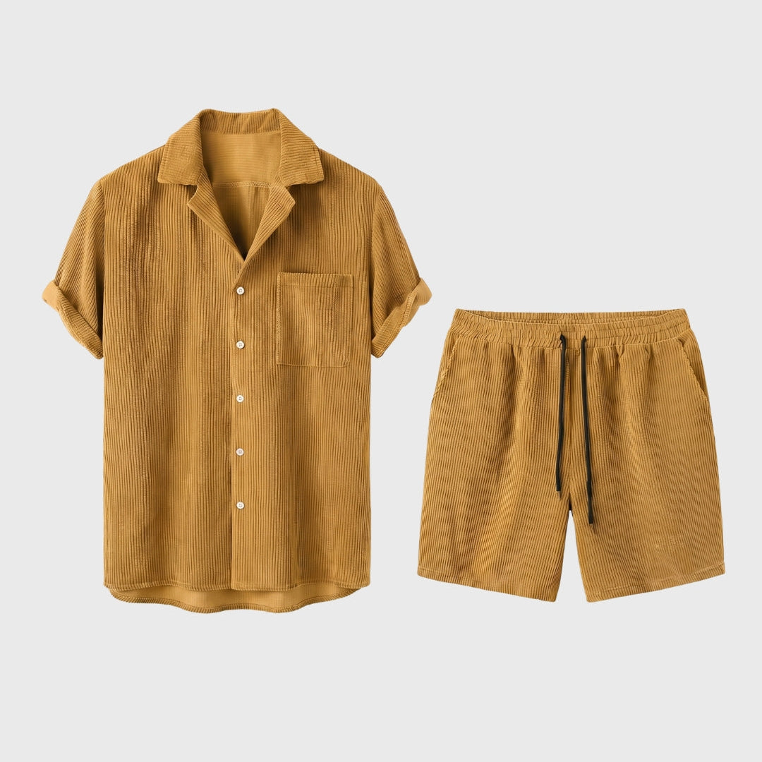 Men's Summer Set in Camel
