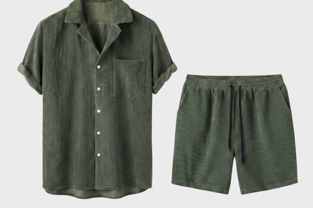 Men's Summer Set in Khaki