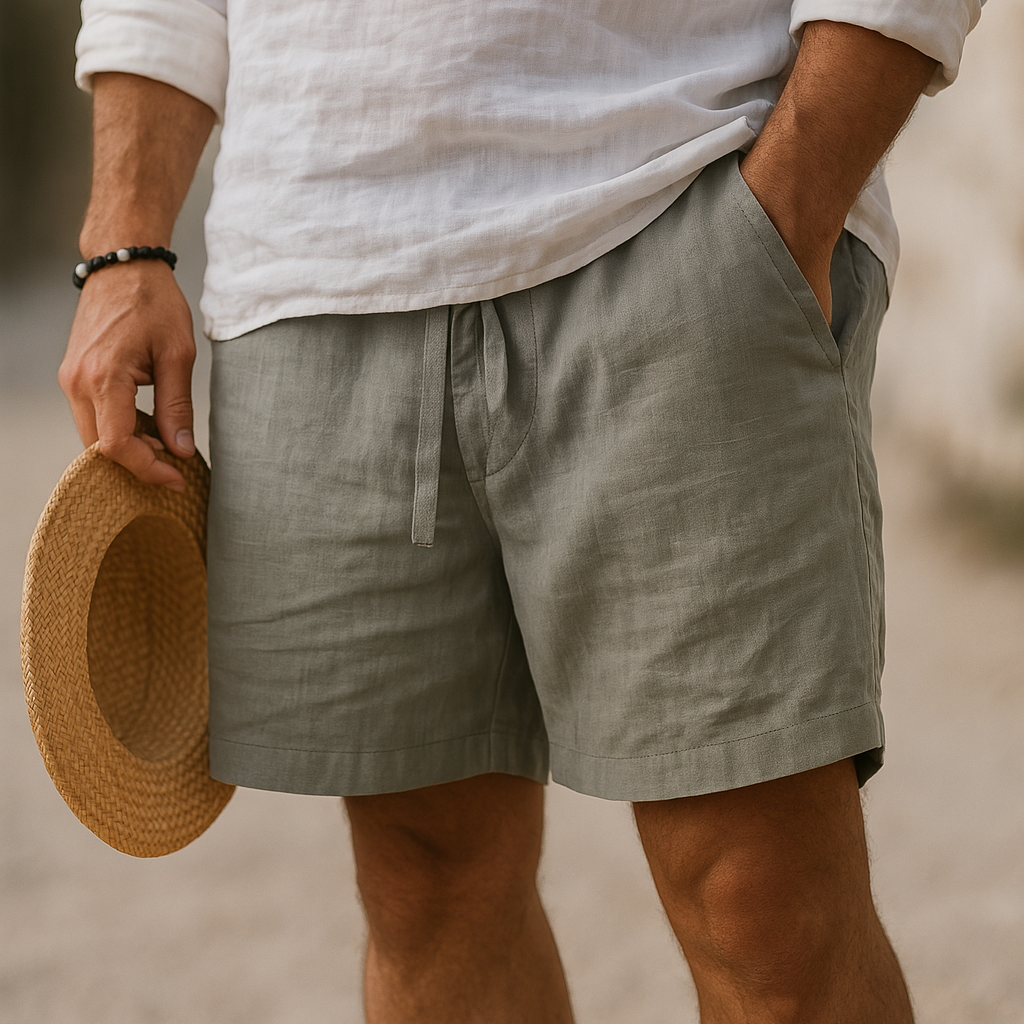 Men's Cotton-Linen Pants | Lightweight Relaxed Summer Trousers
