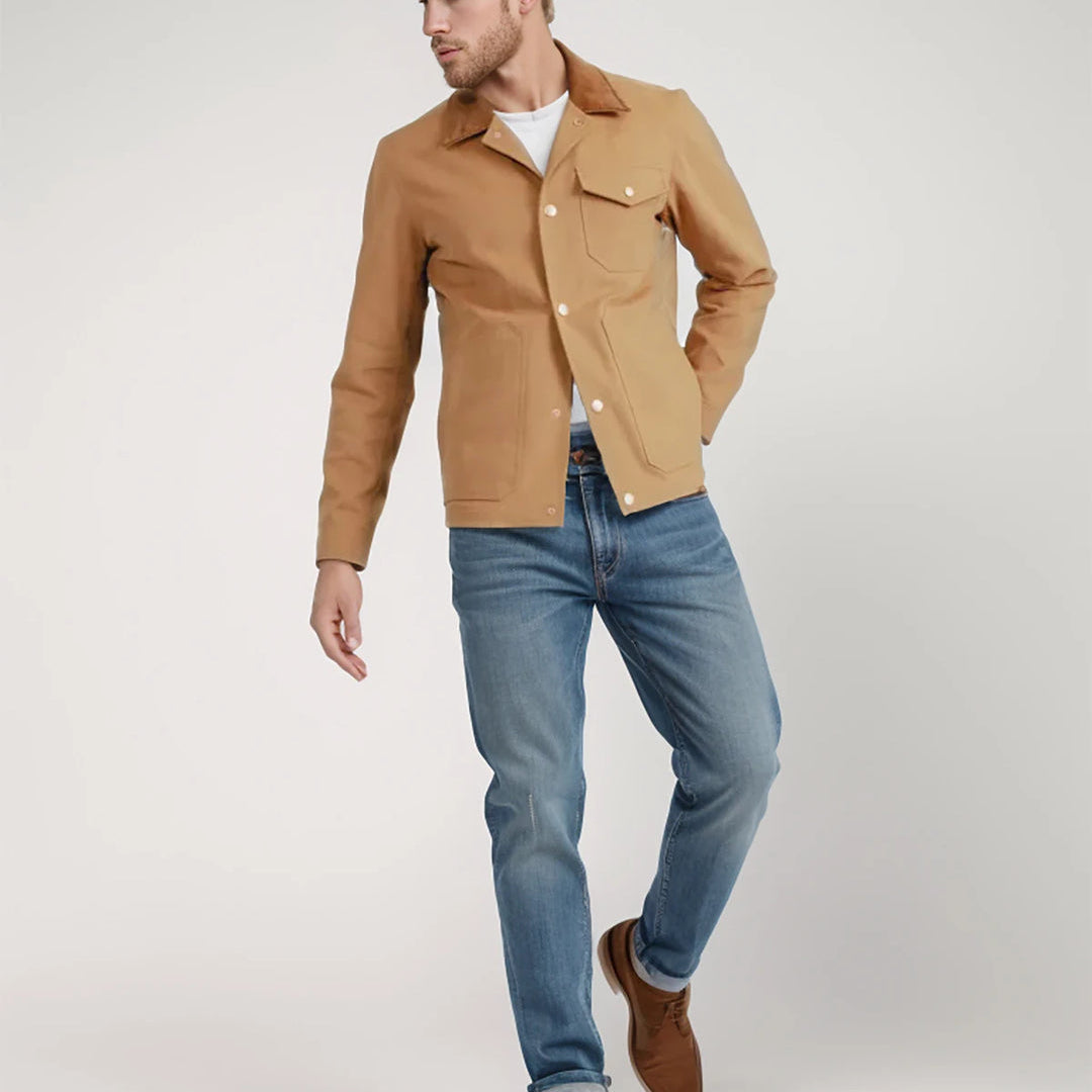 Overshirt Herren | Hemdjacke, Entspannt