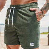 Men's Quick-Dry Swim Shorts in Green