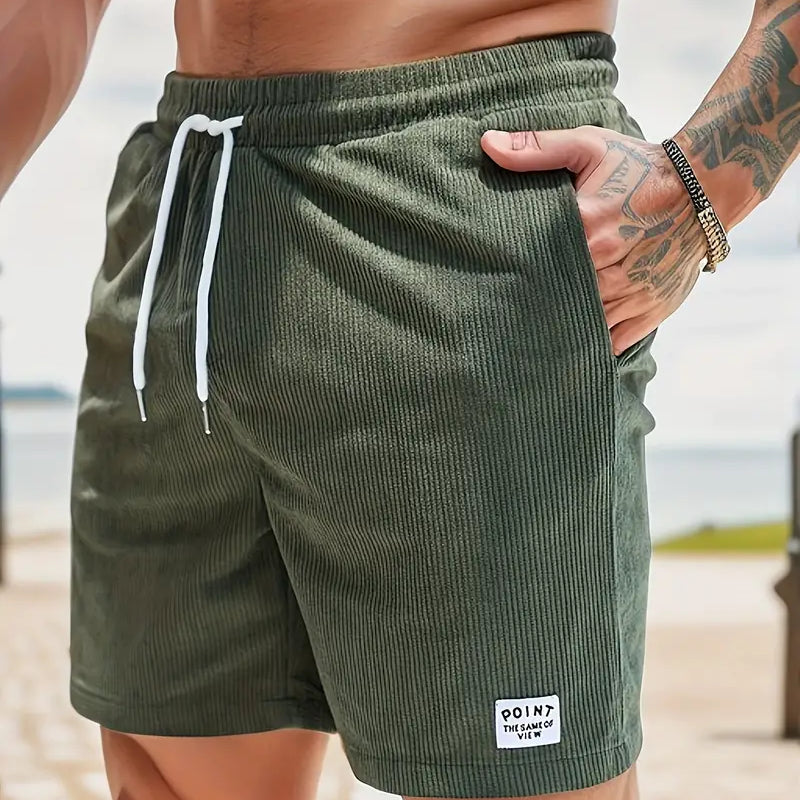 Men's Quick-Dry Swim Shorts in Green