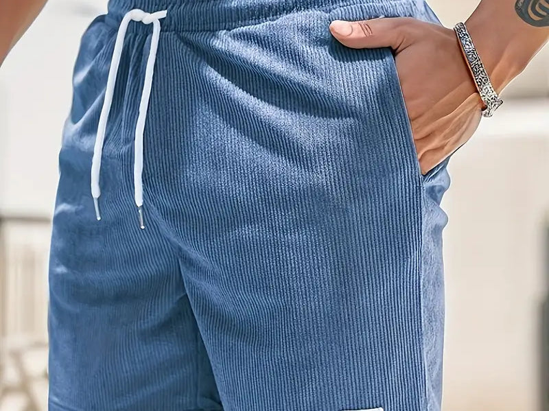 Men's Quick-Dry Swim Shorts in Blue