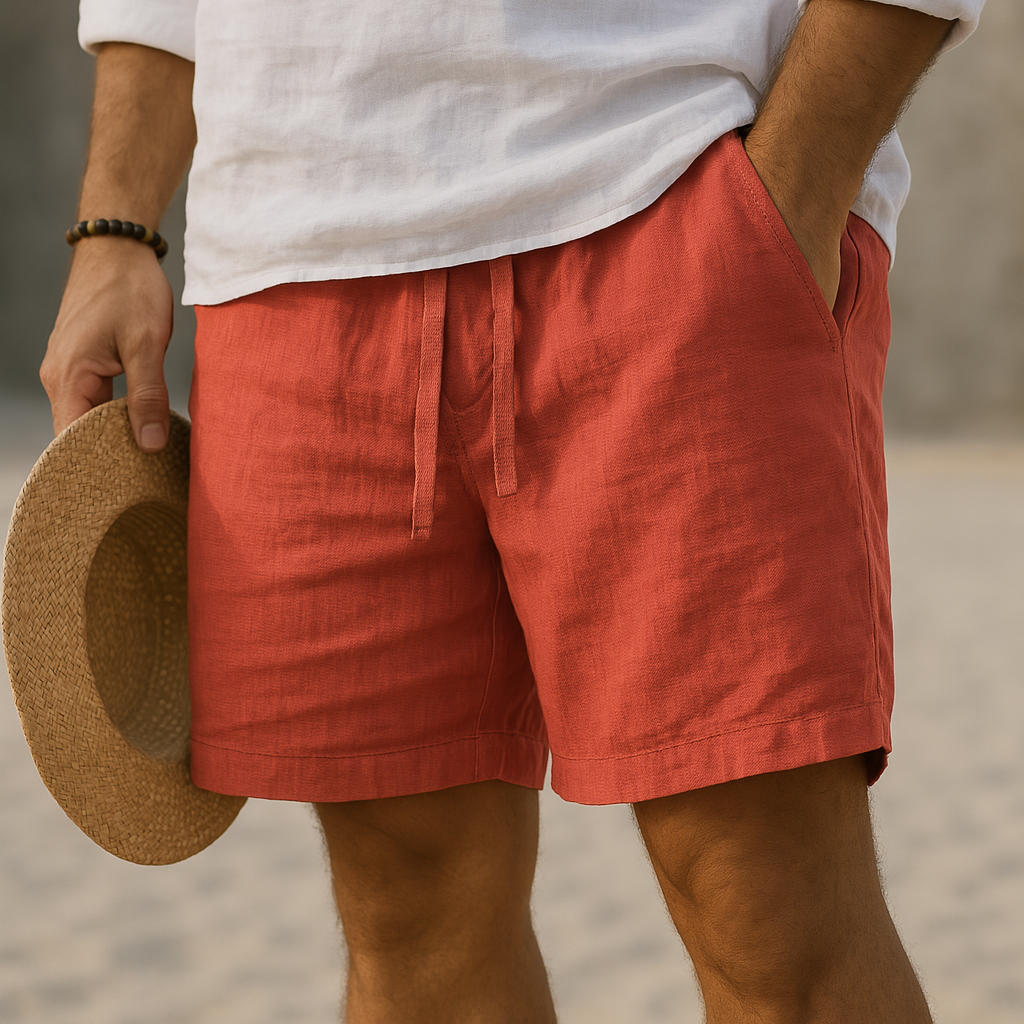 Men's Cotton-Linen Pants | Lightweight Relaxed Summer Trousers