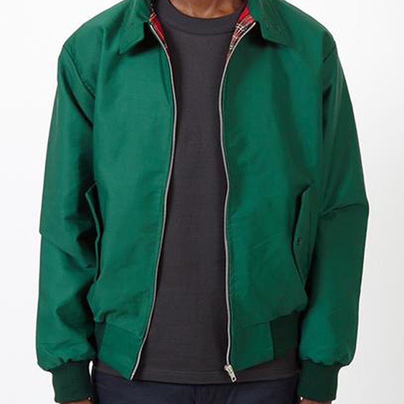 Harrington-Jacke Herren | Tartan-Futter, Zip