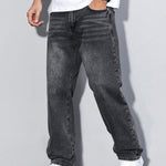 Dark grey casual jeans