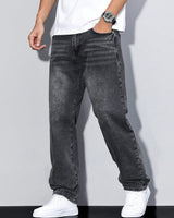 Dark grey casual jeans