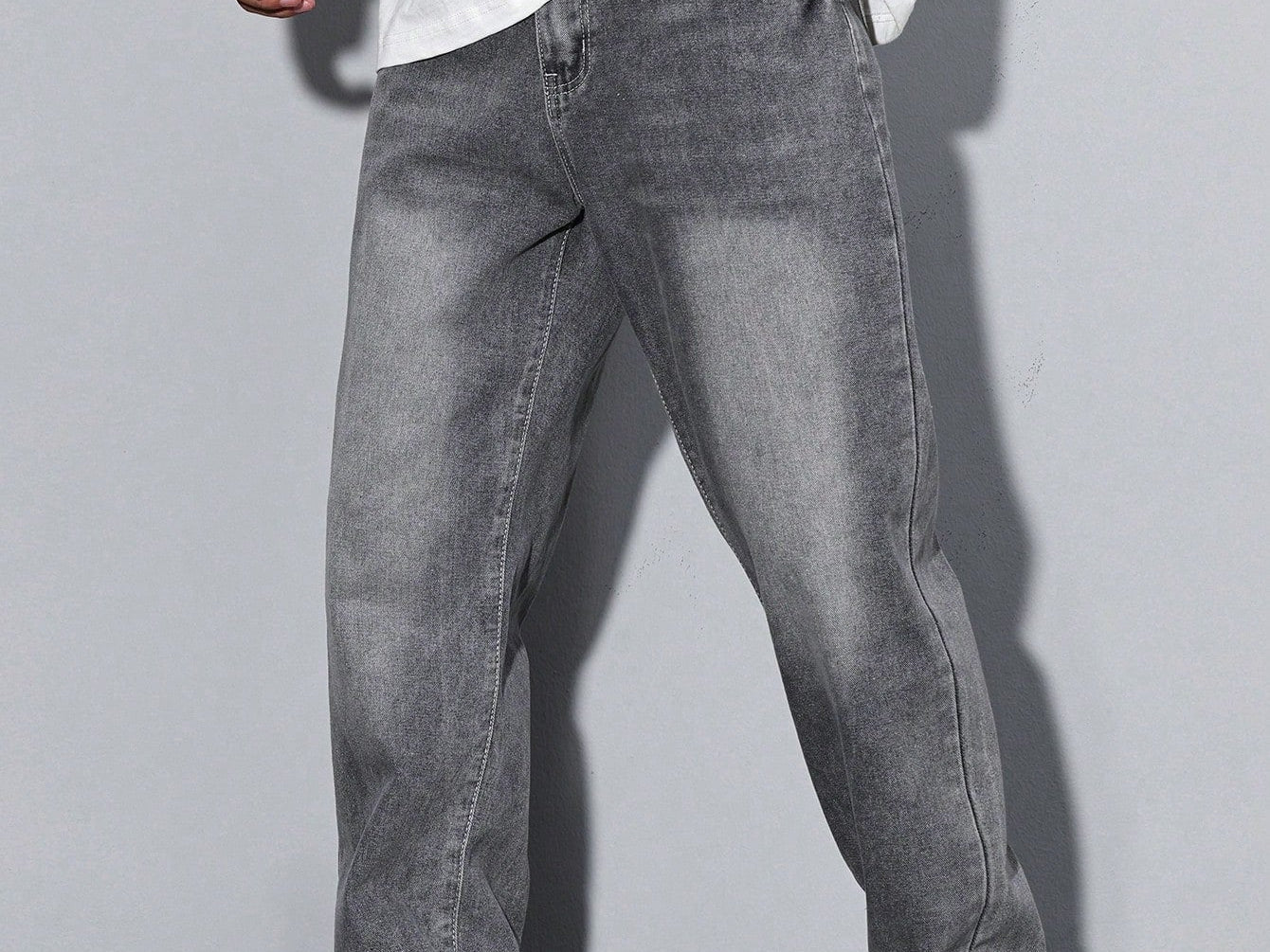 Grey casual jeans