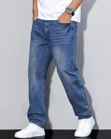 Dark blue casual jeans