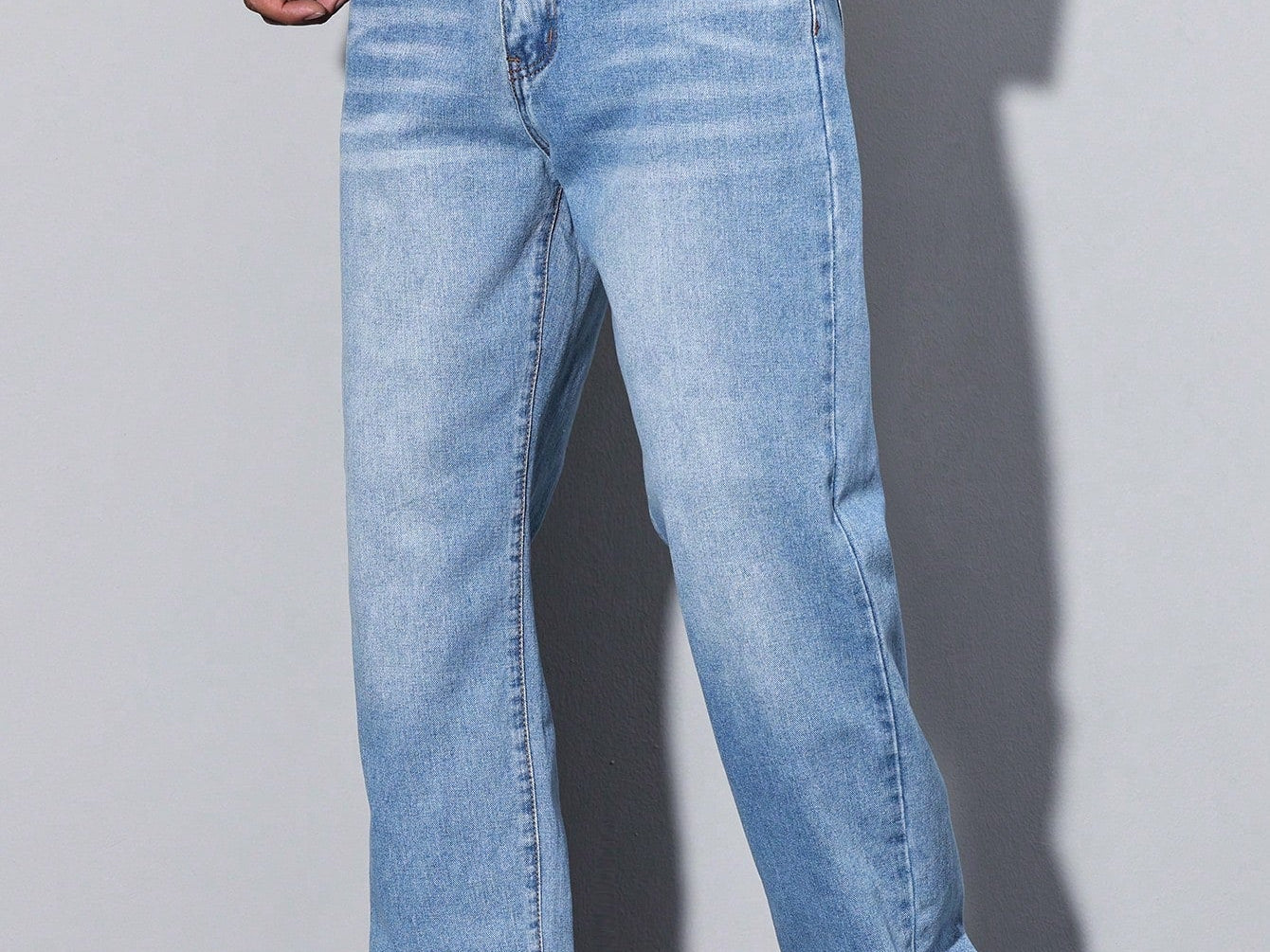 Light blue casual jeans