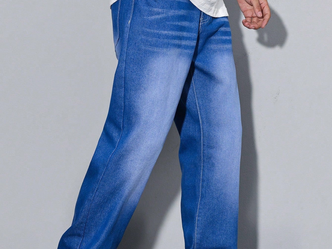 Blue casual jeans