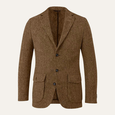 The Soveria | Fischgrat-Blazer Herren, Einreihig