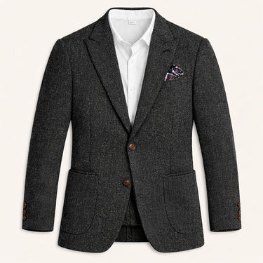 The Domaso | Fischgrat-Blazer Herren, Einreihig, Tweed