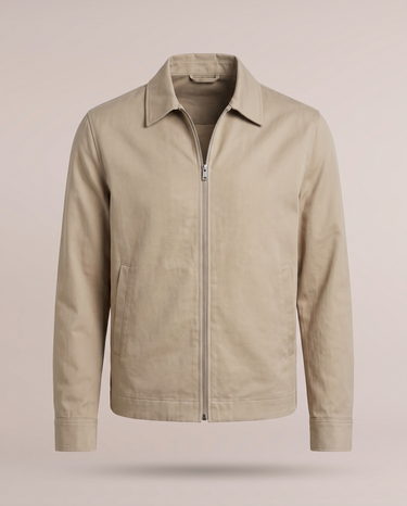 Zip-Jacke Herren | Slim-Fit, Hüftlang