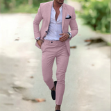 Men's Linen Suit detail