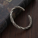 Sterling Silver Cuff Bracelet close-up