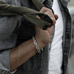Sterling Silver Cuff Bracelet detail