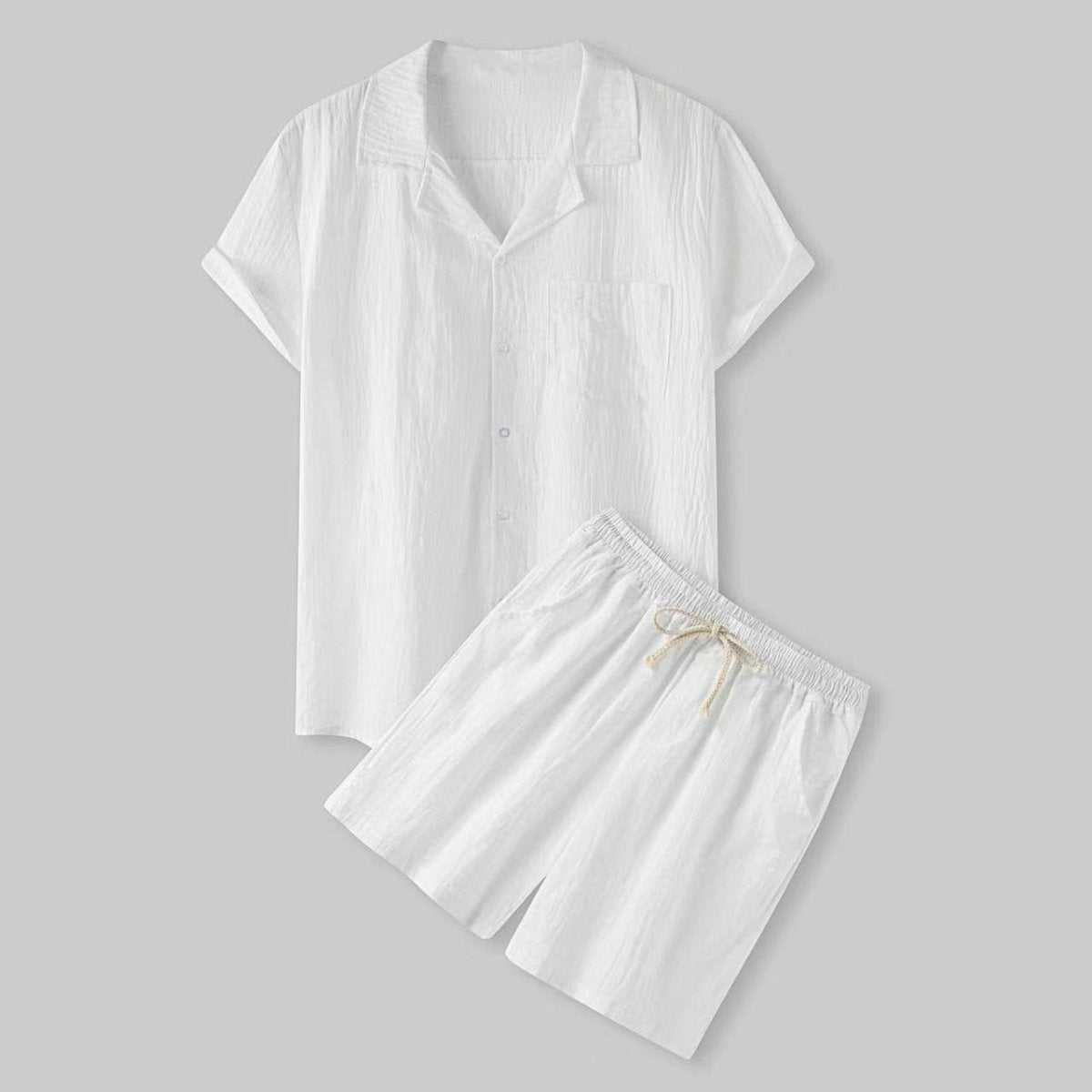 Co-Ord Shorts Set | Lightweight Shirt and Shorts Summer Outfit