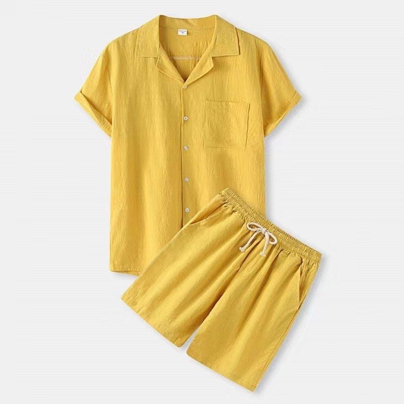 Co-Ord Shorts Set | Lightweight Shirt and Shorts Summer Outfit