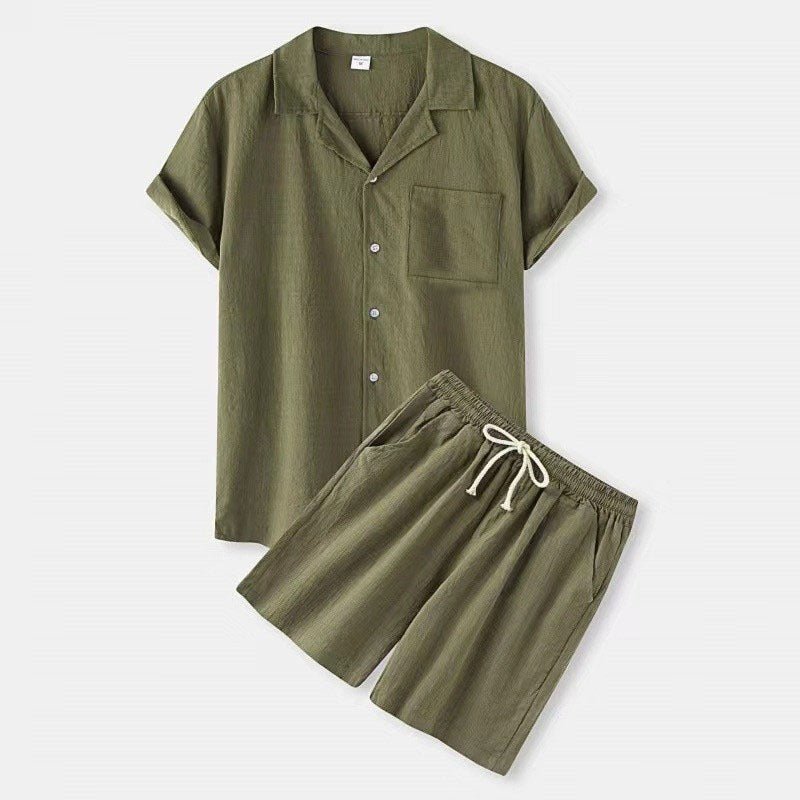 Co-Ord Shorts Set | Lightweight Shirt and Shorts Summer Outfit