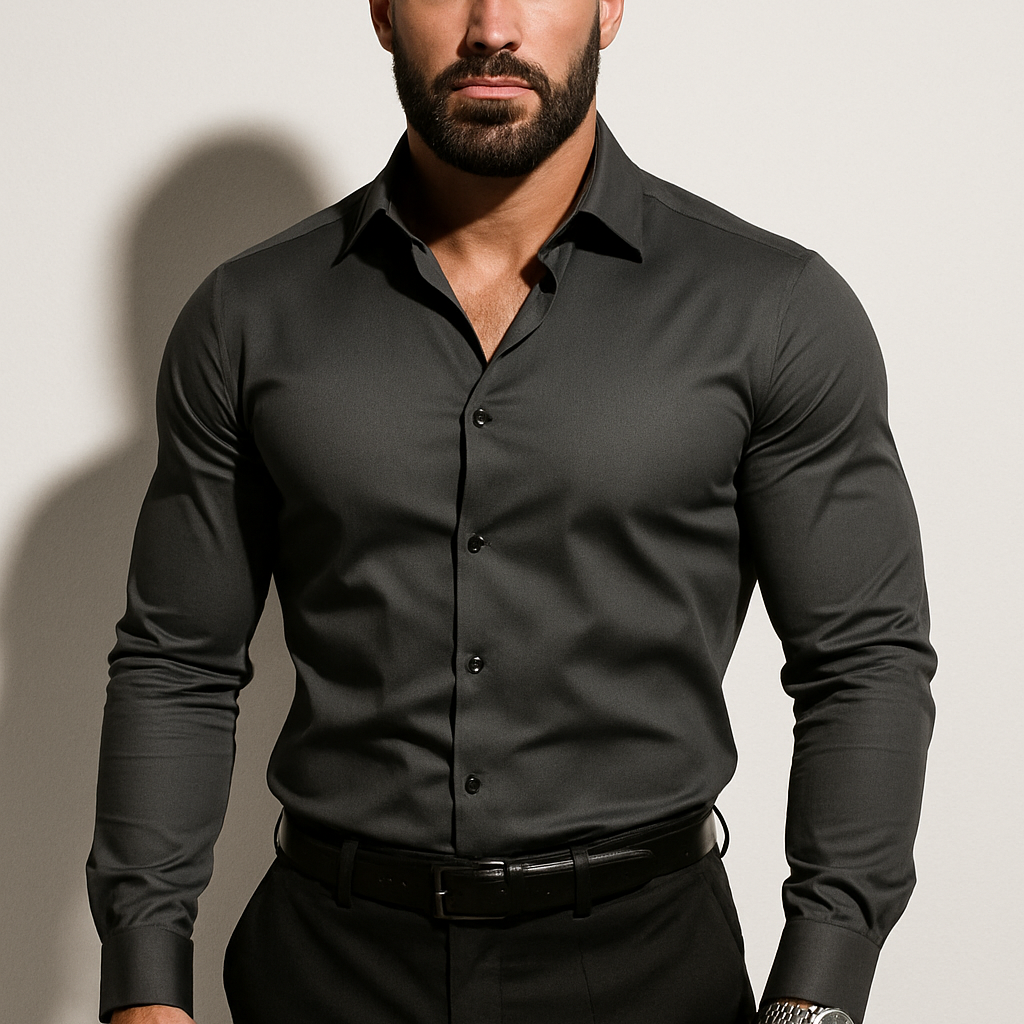 Business-Hemd Herren | Kentkragen, Langarm