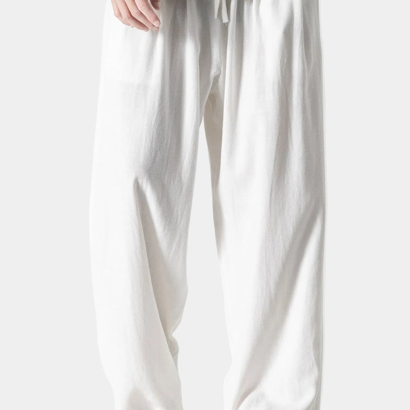 Men's Relaxed Wide-Leg Pants | Drawstring Casual Trousers