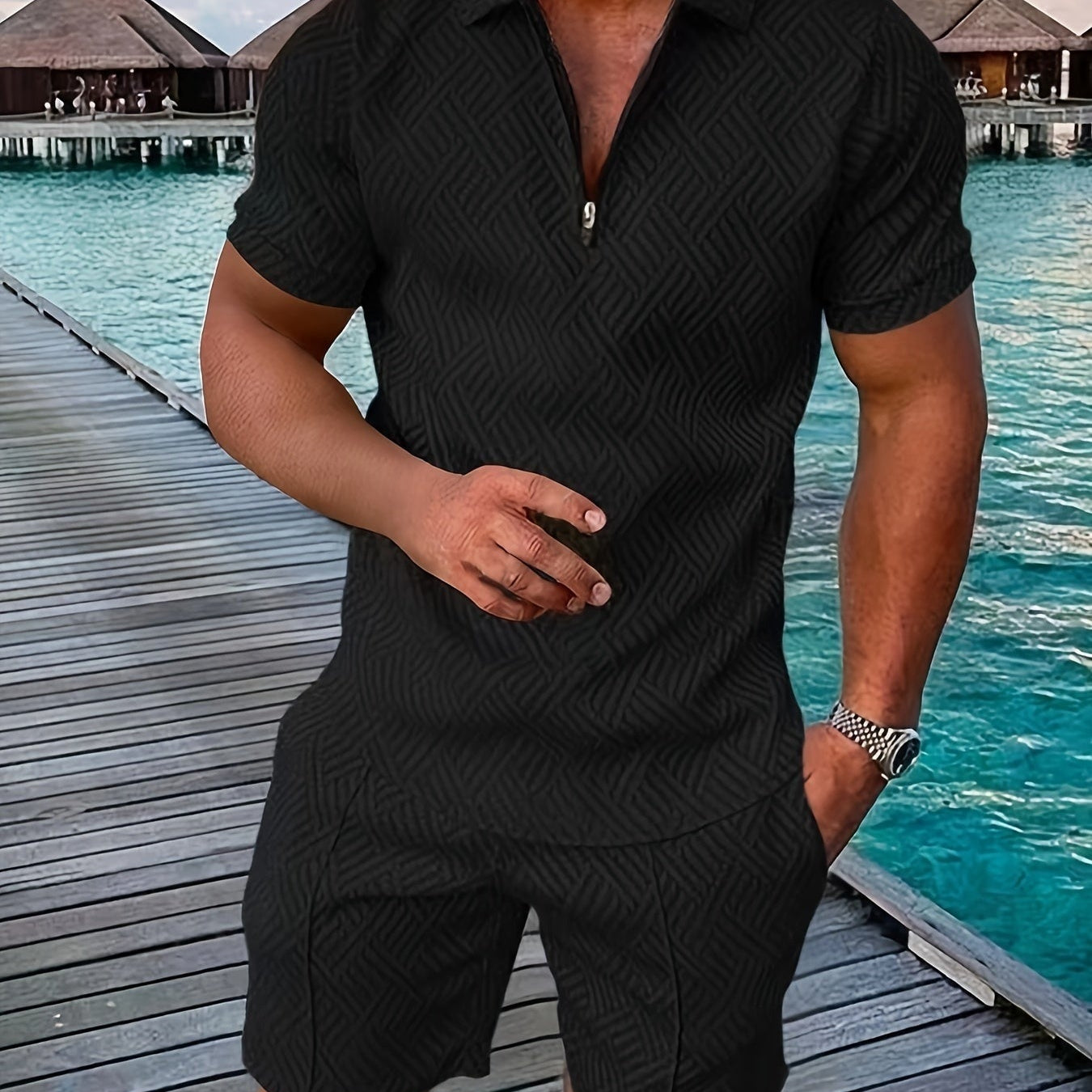 Polo-Shorts-Set Herren | Abgestimmt, Sommer
